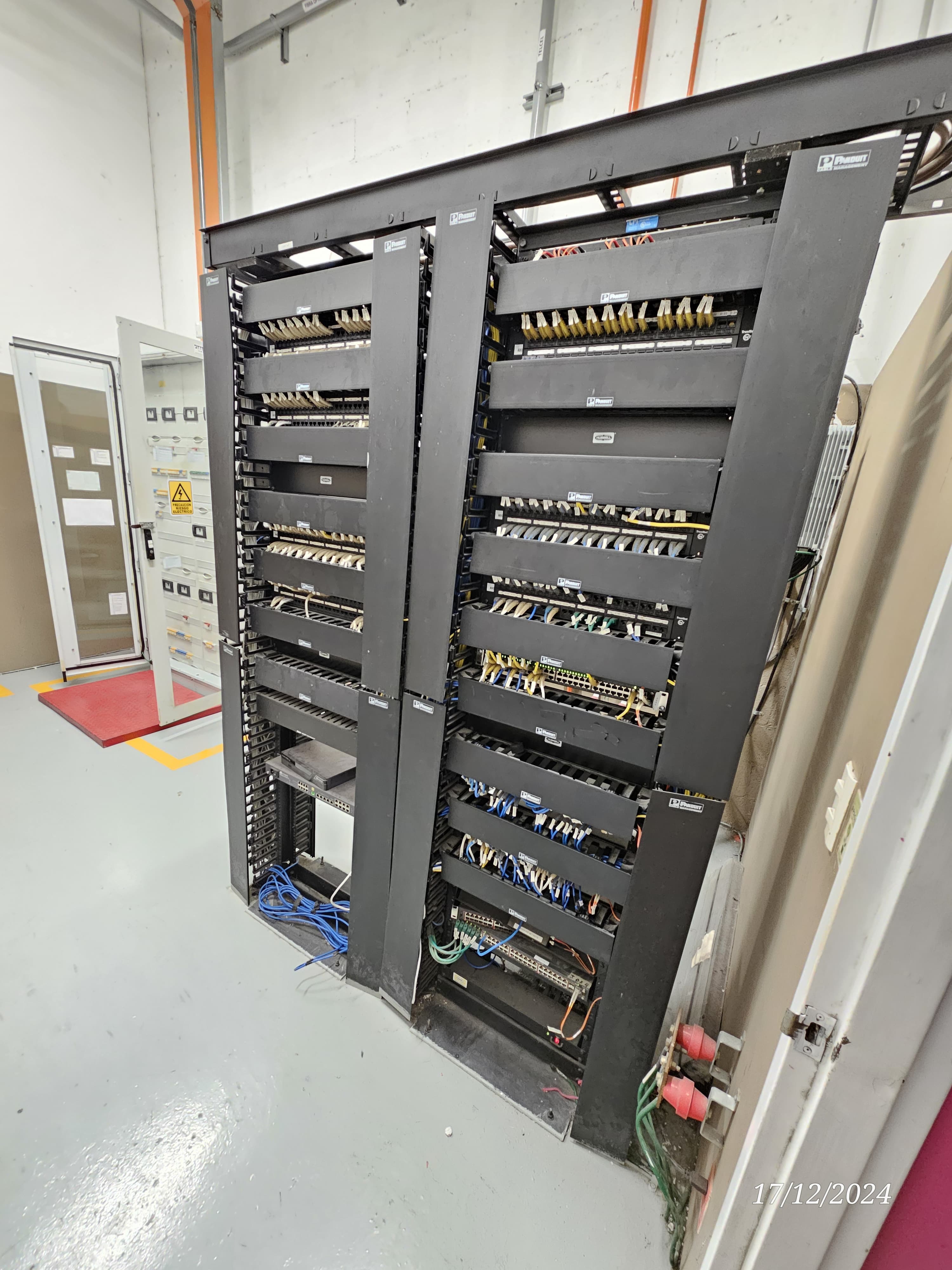 Infraestructura de red y cableado instalado por ISBC